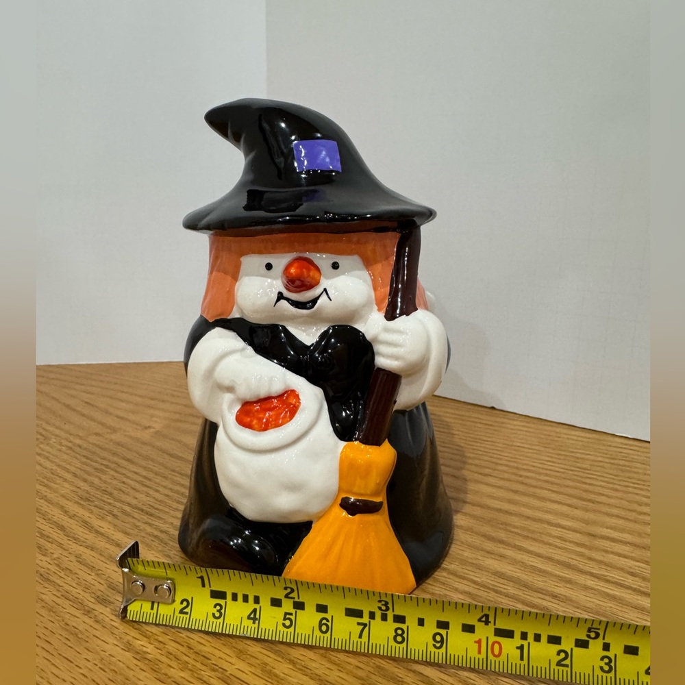 Halloween Witch 1990s vintage planter container - Picture 6 of 6